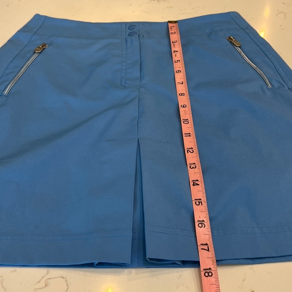 Tail Women’s Blue Performance Skort Zipper Pocket Size 6 - Picture 9 of 10